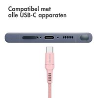 imoshion Braided USB-C naar USB-C kabel - 2 meter - Roze