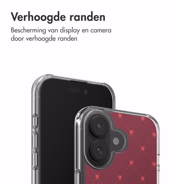 imoshion Design hoesje Apple iPhone 17 - Crush Check Coral Dust