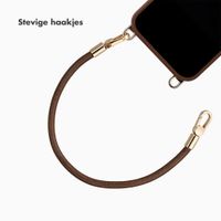 Selencia Universeel Polskoord met 2 haken - Choco Brown