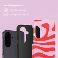 Selencia Vivid Back Cover Samsung Galaxy A37 (5G) - Dream Swirl Pink