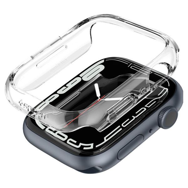 Spigen Thin Fit™ Case Apple Watch Series 7 / 8 / 9 - 45 mm - Transparant