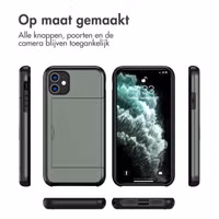 imoshion Backcover met pasjeshouder Apple iPhone 11 - Donkergroen