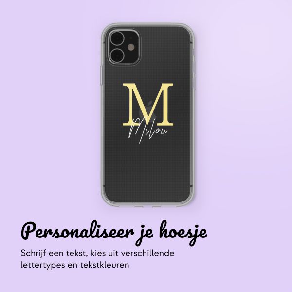 Hoesje met eigen foto en/of tekst Apple iPhone 11 - Letter