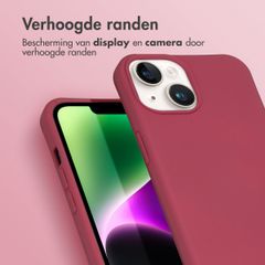imoshion Color Backcover met afneembaar koord Apple iPhone 14 - Red Raspberry
