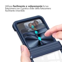 imoshion Camslider Backcover Samsung Galaxy Z Flip 4 - Donkerblauw