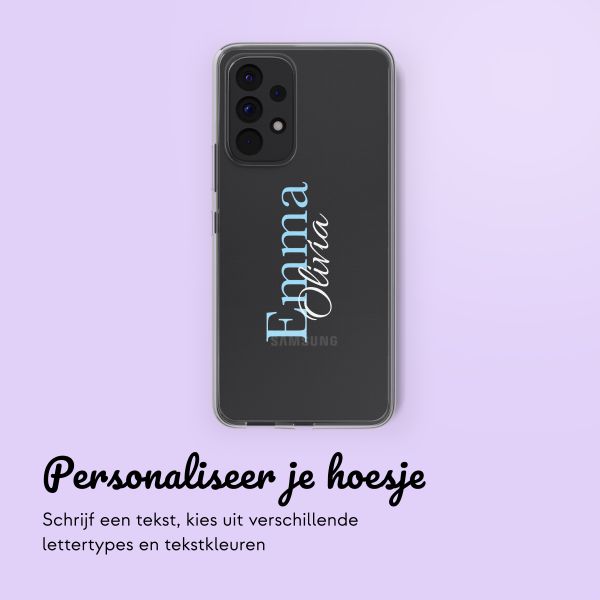 Hoesje met eigen foto en/of tekst Samsung Galaxy A53 - Naam