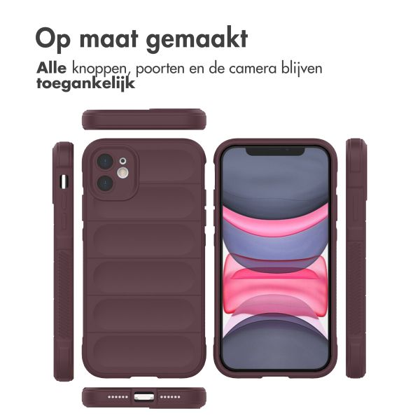 imoshion EasyGrip Backcover iPhone 11 - Aubergine