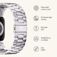 imoshion Stalen bandje Apple Watch | 38/40/41/42 mm - Zilver