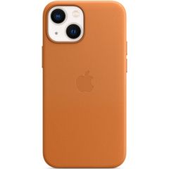 Apple Leather Backcover MagSafe Apple iPhone 13 Mini - Golden Brown