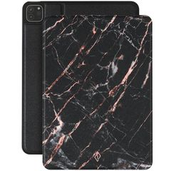 Burga Tablet Case iPad Pro 12.9 (2022) / Pro 12.9 (2021) - Rosé Gold Marble