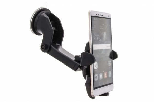 Long Neck Car Mount - Telefoonhouder auto - voorruit - Universeel - Zwart