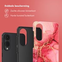 Selencia Vivid Backcover Samsung Galaxy S25 Edge - Rosy Marble