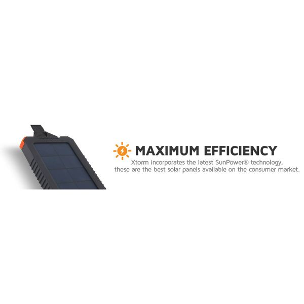 Xtorm Xtreme Solar Charger - Powerbank met zonnepaneel - 5000 mAh