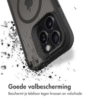 imoshion Rugged Hybrid Carbon Case met MagSafe Apple iPhone 16 Pro Max - Zwart