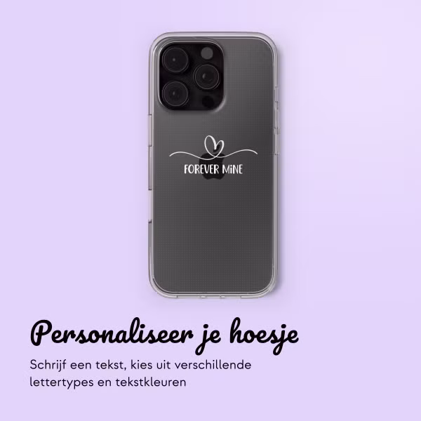 Hoesje met eigen foto en/of tekst Apple iPhone 16 Pro Max - Sierlijk hartje