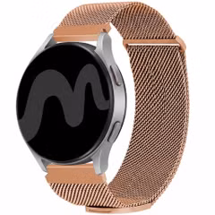 imoshion Milanees magnetisch bandje  - Universeel 20 mm aansluiting - Maat M - Rosé Goud
