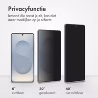 Accezz Gehard Glas Privacy Screenprotector Samsung Galaxy S25 Edge