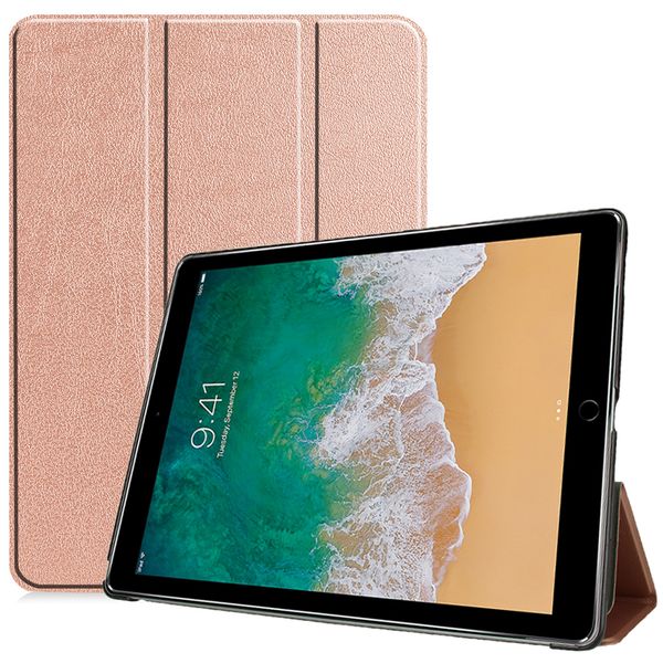 imoshion Trifold Bookcase Apple iPad Pro 12.9 (2017) / Pro 12.9 (2015) - Rosé Goud