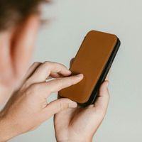 Nomad Modern Leather FolioBookcase Apple iPhone 16 Pro Max - English Tan