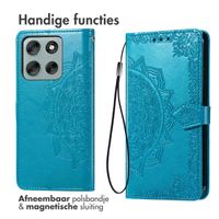 imoshion Mandala Bookcase Motorola Moto G56 - Turquoise