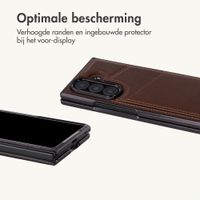 imoshion Kunstleren MagSafe Backcover met Pashouder Samsung Galaxy Z Fold 8 Ultra - Donkerbruin