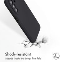 Accezz Liquid Silicone Back Cover Samsung Galaxy A27 (5G) - Black