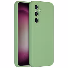 Accezz Liquid Silicone Backcover Samsung Galaxy S23 FE - Groen