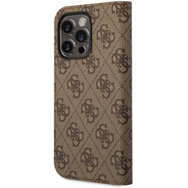Guess 4G Logo Bookcase Apple iPhone 14 Pro - Bruin