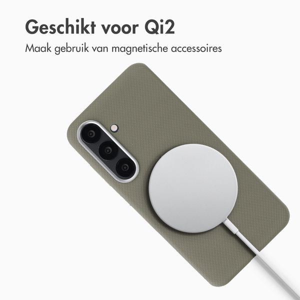 Accezz Mesh Backcover met MagSafe Samsung Galaxy S25 / S24 - Donkergrijs