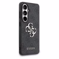 Guess 4G Metal Logo Backcover Samsung Galaxy S26 Plus - Zwart