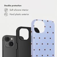 Selencia Vivid Back Cover Apple iPhone 14 - Happy Dots Digital Sky