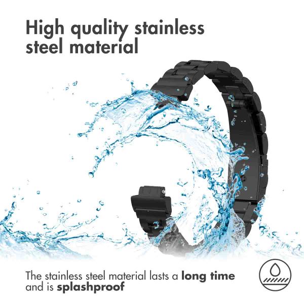 imoshion Stalen bandje Fitbit Inspire 2 / HR / ACE2 / ACE3 - Zwart