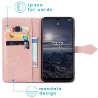 imoshion Mandala Bookcase Nokia G11 / G21 - Rosé Goud