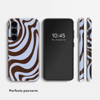 Selencia Vivid Backcover met MagSafe Samsung Galaxy S24 - Dream Swirl Chocolate