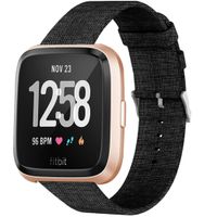 imoshion Nylon bandje Fitbit Versa 2 / Versa Lite - Zwart