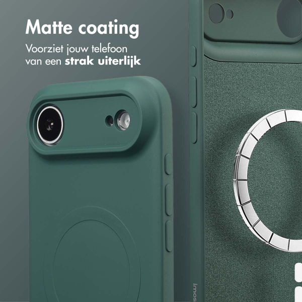 imoshion Color Backcover met MagSafe Apple iPhone Air - Donkergroen