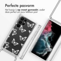 imoshion Design hoesje met koord Samsung Galaxy S22 Ultra - Butterfly