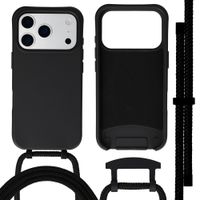 imoshion Color Backcover met afneembaar koord met MagSafe Apple iPhone 17 Pro - Zwart