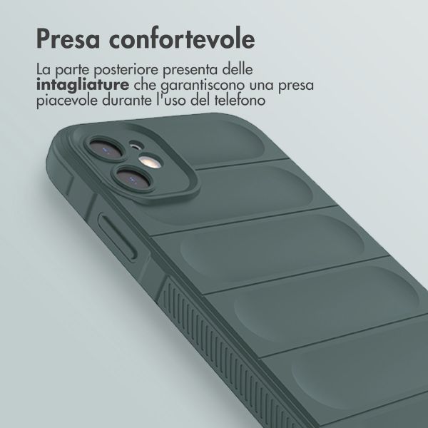 imoshion EasyGrip Backcover Apple iPhone 11 - Donkergroen