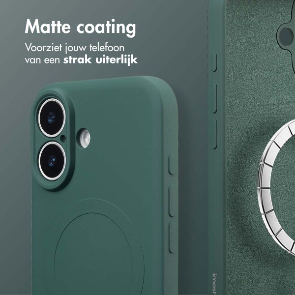 imoshion Color Backcover met MagSafe Apple iPhone 17 - Donkergroen