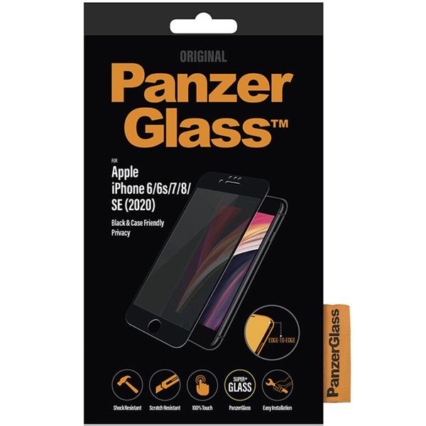 PanzerGlass Case Friendly Privacy Screenprotector SE (2022 / 2020) / 8 /7/ 6(s)