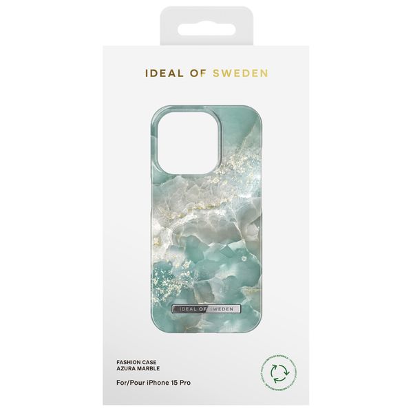 iDeal of Sweden Fashion Backcover Apple iPhone 15 Pro - Azura Marble
