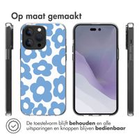 imoshion Design hoesje Apple iPhone 14 Pro Max - Retro Blue Flowers