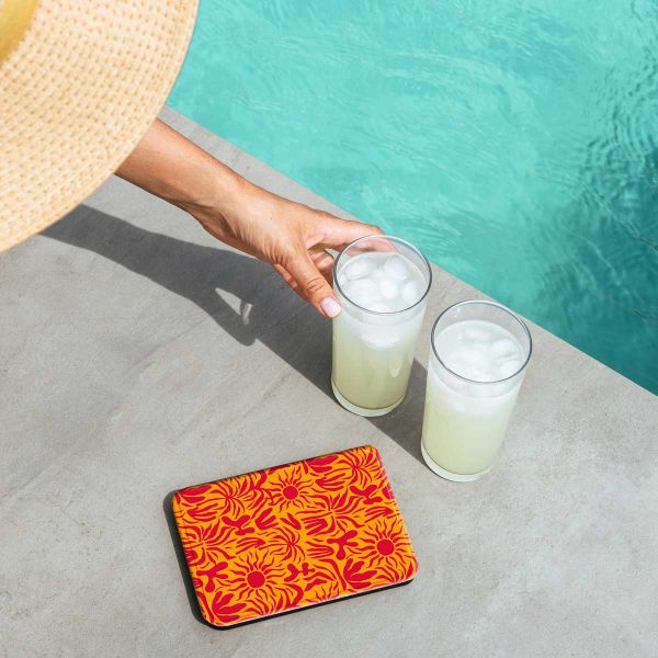 Selencia Vivid Bookcase Kobo Clara Colour / Clara BW - Tropical Vibes Apricot