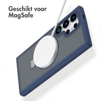Accezz Ring Stand Backcover met MagSafe Samsung Galaxy S24 Ultra - Blauw