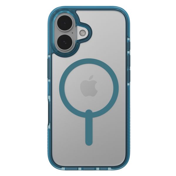 ZAGG Santa Cruz Snap Case met MagSafe Apple iPhone 16 - Clear / Blue
