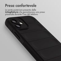 imoshion EasyGrip Backcover Apple iPhone 12 - Zwart