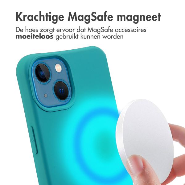 imoshion Color Backcover met afneembaar koord MagSafe Apple iPhone 13 - Donkergroen