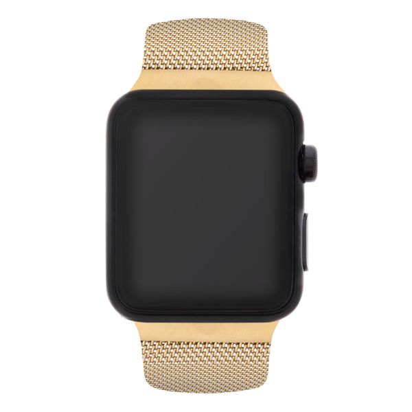 imoshion Milanees magnetisch bandje Apple Watch Series 1 - 11 / SE / Ultra (44/45/46/49 mm) - Goud