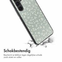 imoshion  Design hoesje Samsung Galaxy A54 - Smoke Green Flowers